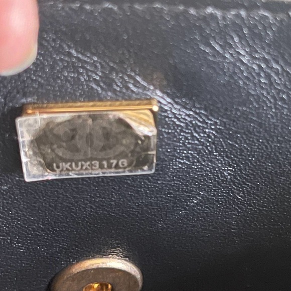 ❌SOLD❌Mint Chanel Mini Top Handle Black Lambskin Gold HW 21A - Picture 9 of 15